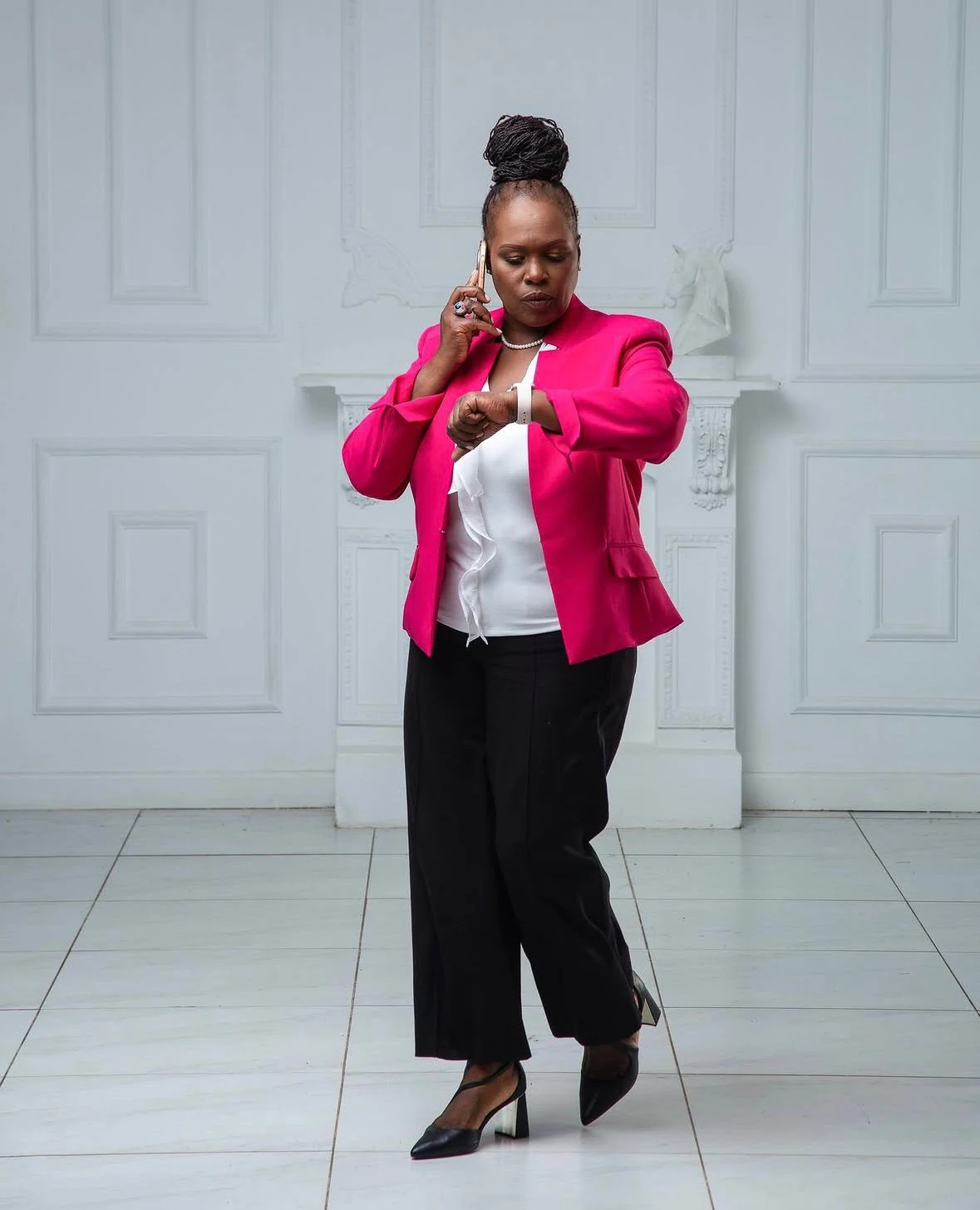 Ann Njogu standing for an official Becoming Limitless portrait.